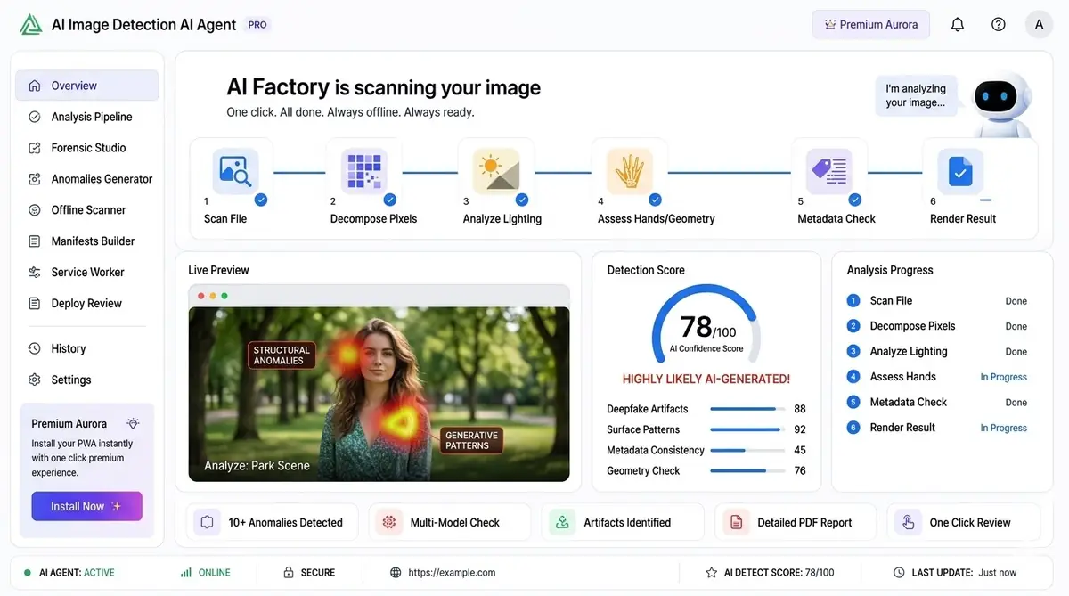AI EER calculator platform — example of the AI tool dashboard software